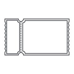 Sticker Ticket Bullet Journal Line Art