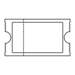 Sticker Ticket Bullet Journal Line Art