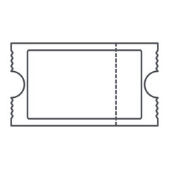 Sticker Ticket Bullet Journal Line Art