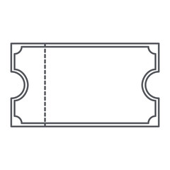 Sticker Ticket Bullet Journal Line Art