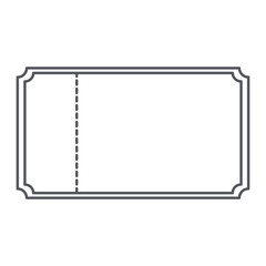 Sticker Ticket Bullet Journal Line Art