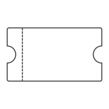 recommend clip art: Sticker Ticket Bullet Journal Line Art