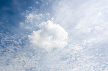 Fototapeta premium Clouds in the clear day