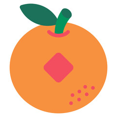 orange flat icon