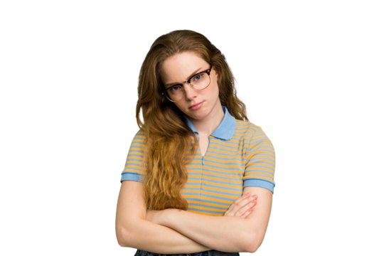 Young caucasian redhead woman isolated who is bored, fatigued and need a relax day.