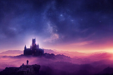 the castle in the mountains