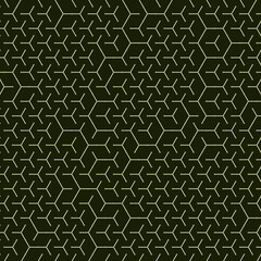 Fototapeta premium Hexagonal Maze pattern abstract illustration