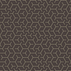  Hexagonal Maze pattern abstract illustration