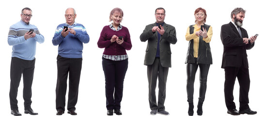 a group of people hold a phone in their hand and look into the phone