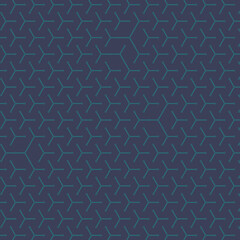 Fototapeta premium Hexagonal Maze pattern abstract illustration