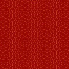  Hexagonal Maze pattern abstract illustration