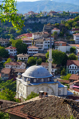 Traditional Ottoman Houses in Safranbolu. Safranbolu UNESCO World Heritage Site. Old wooden mansions turkish architecture. Safranbolu landscape view.