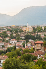 Traditional Ottoman Houses in Safranbolu. Safranbolu UNESCO World Heritage Site. Old wooden mansions turkish architecture. Safranbolu landscape view.