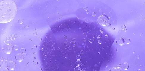 Abstract Purple water bubbles background