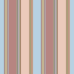 Pin strip effect wallpaper illustration in various shades of blue and beige. Cold tone stripe fabric pattern vector.