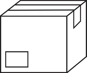 illustration of a parcel box