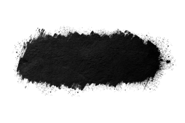 Ink splashes isolated transparency background.