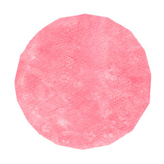 赤くて丸い水彩の背景