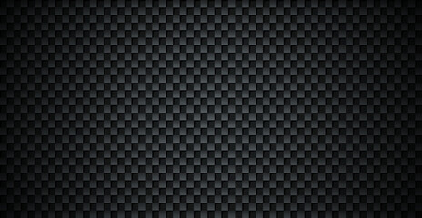 Black perforated metal background. Metal texture steel, carbon fiber background. Perforated sheet metal.