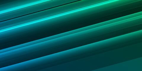 Dark background, colorful neon green lights, bright reflections. 3d rendering illustration