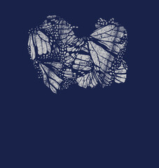 Abstract design print on plain base 