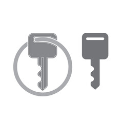 Key logo design vector illustration