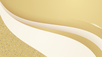 Luxury abstract white and gold background
