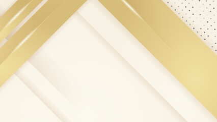 Luxury abstract white and gold background