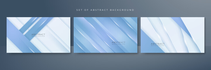 Abstract luxury blight blue and white background