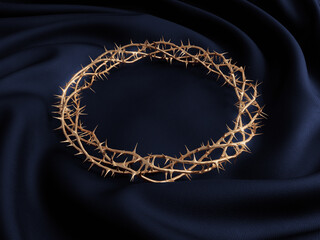 Crown Of Thorns And Royal Cloth