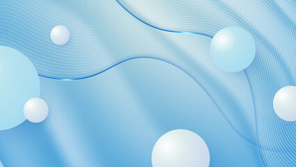 Luxury shiny element soft blue design background