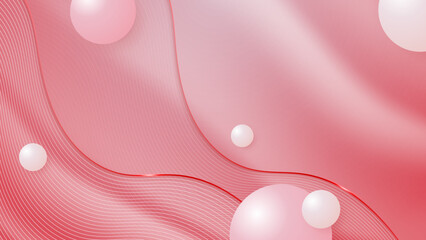 Abstract soft pink background with luxury white gradient color. Pink modern shapes background for banner template. Vector illustration abstract graphic design banner pattern presentation web template.