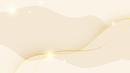 Luxury gold background with beige and white gradient color