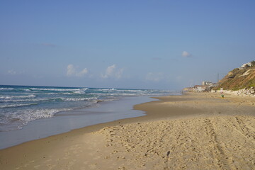 Summer day in Netanya in Israel