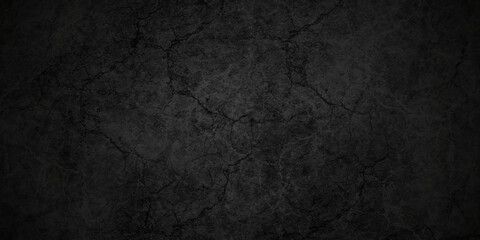 Dark black and blue stone concrete grunge wall texture and backdrop background anthracite panorama. Panorama dark black or blue slate background or texture.	
