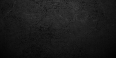 Dark black and blue stone concrete grunge wall texture and backdrop background anthracite panorama. Panorama dark black or blue slate background or texture.	
