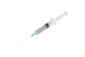 Syringe isolated on white background