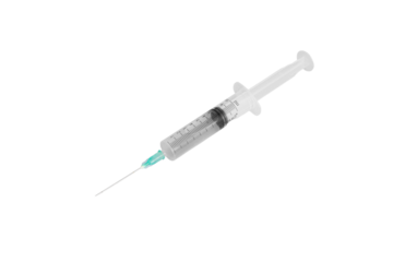 Syringe isolated on white background