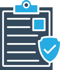 Document Protection Vector Icon
