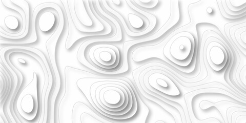Fototapeta premium Topographic map. Geographic mountain relief. Abstract lines background. Contour maps. Vector illustration, Topo contour map on white background, Topographic contour lines vector map seamless pattern.