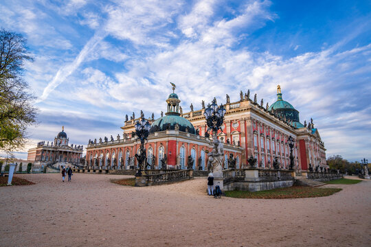 The New Palace buildings ib Postdam of Germany