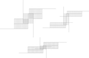 abstraction with lines vector