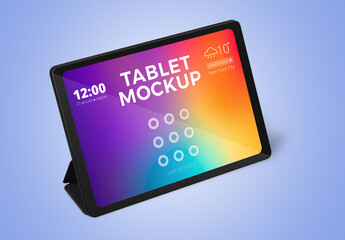 Tablet Mockup With Case