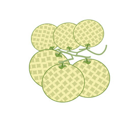 illustration of an apple with leaf