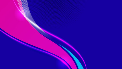 Abstract technology background with blue and pink color gradient. Hi-tech computer digital technology concept. Abstract technology communication vector illustration.