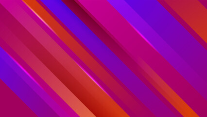 Abstract magenta blue and orange gradient background with technology and speed motion concept