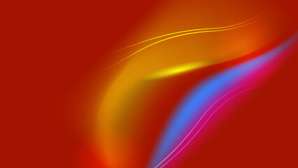 abstract red blue orange background