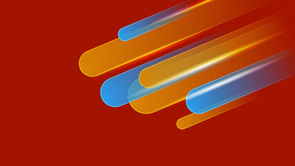 abstract red blue orange background