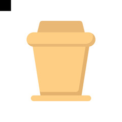 hot tea icon vector
