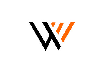 initial letter logo WE initial company icon business logo background illustration